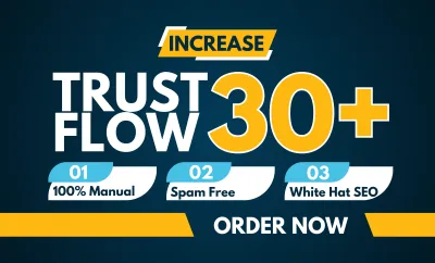 I will increase majestic trust flow tf 30 plus